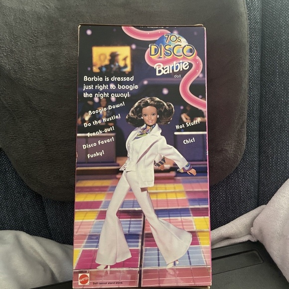 Barbie Doll in White Suit with Purple Accents - Picture 2 of 3